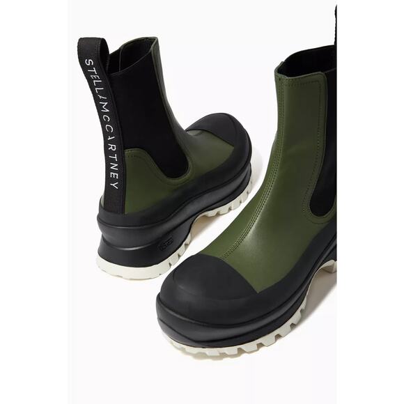 Stella McCartney Trace Chelsea Pull-On Boots - 10 US / 40 EU - Picture 5 of 5